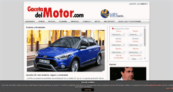 Desktop Screenshot of gacetadelmotor.com